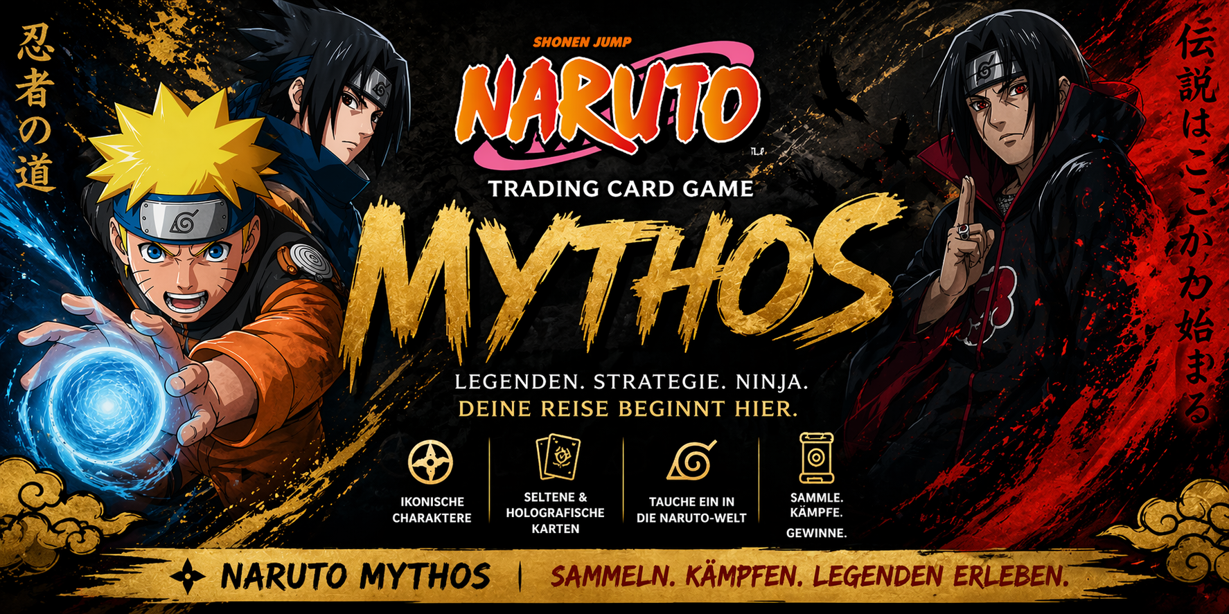 Naruto Mythos - Booster, Displays & TCG Kollektion