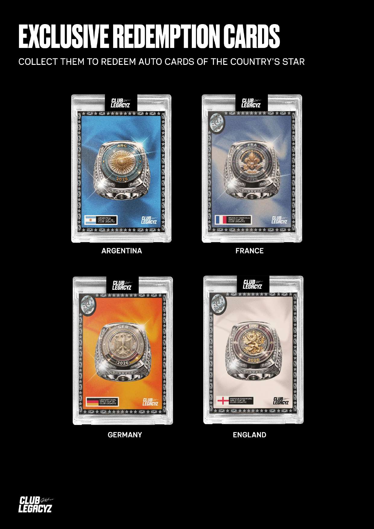 Club Legacyz ICONS 4rd Edition World Cup Heroes - Einzelpack
