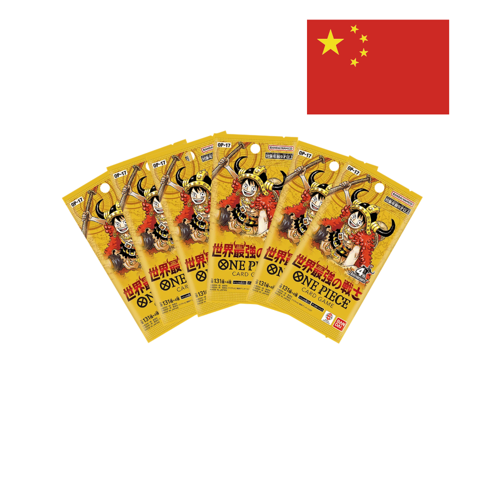 6x OP17 - One Piece Card Game - The World's Strongest Warriors - [CN]
