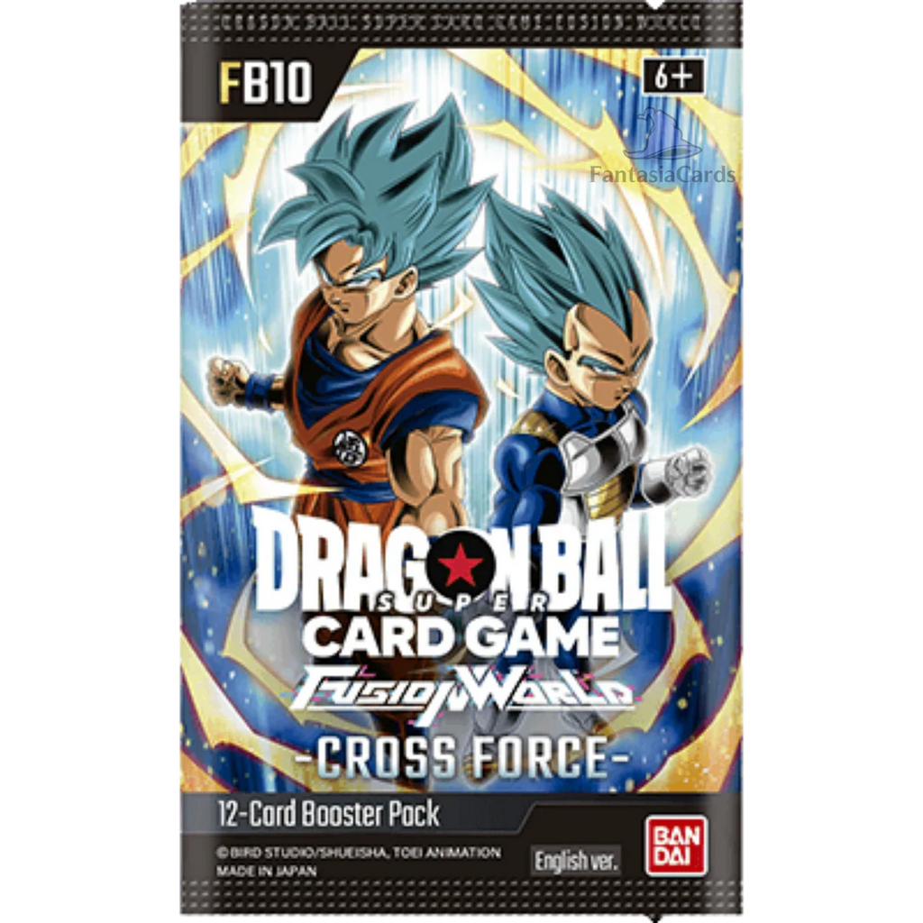 Dragon Ball Super Card Game Fusion World FB10 – CROSS FORCE Booster Display (Englisch)
