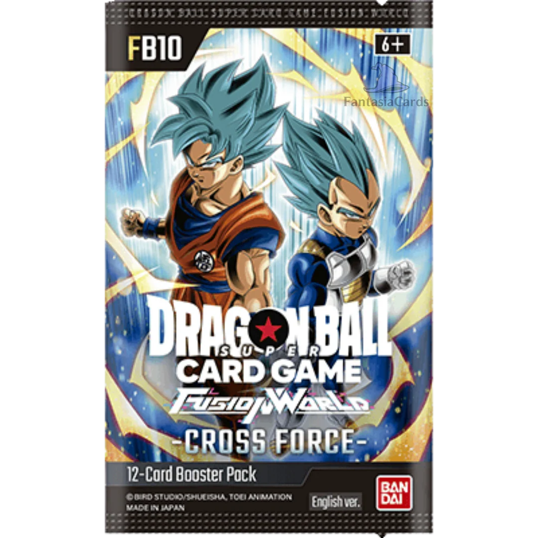 Dragon Ball Super Card Game Fusion World FB10 – CROSS FORCE Booster Display (Englisch)
