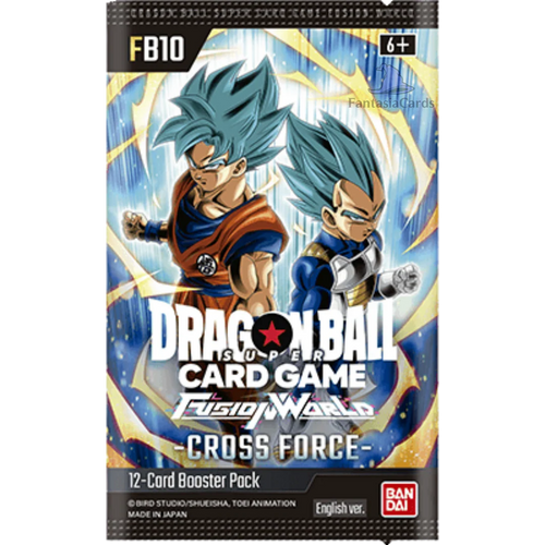 Dragon Ball Super Card Game Fusion World FB10 – CROSS FORCE Booster Display (Englisch)