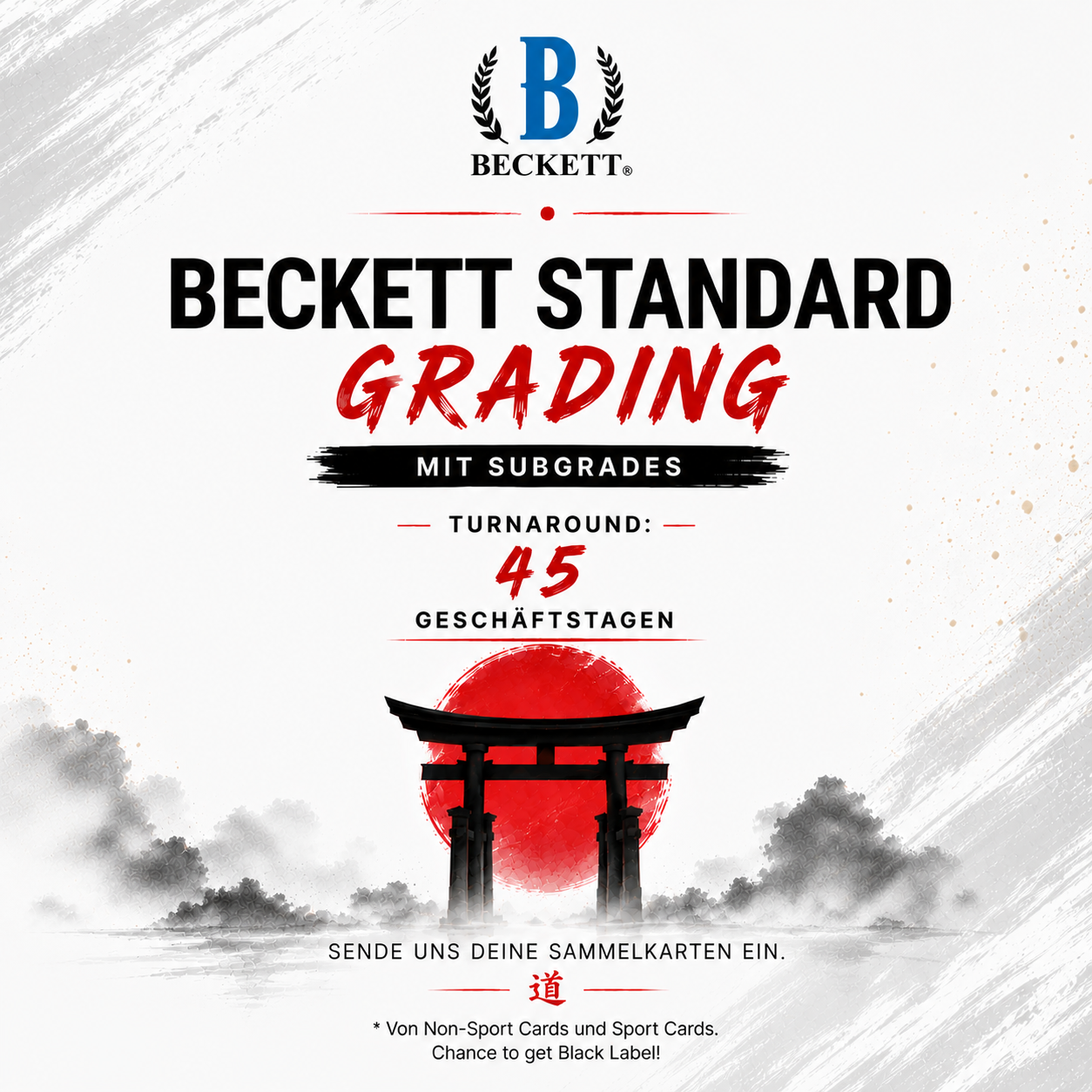 BGS Standard Grading mit Subgrades - USA Grading