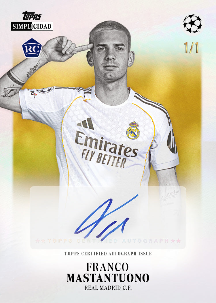 (LIVE BREAK) Topps® UEFA Club Competitions Simplicidad 2025-26