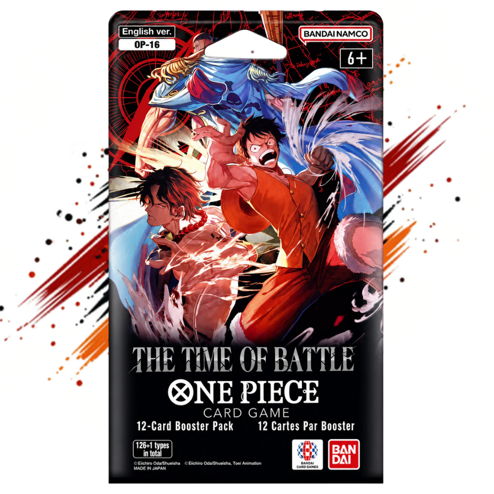 One Piece Card Game OP-16 The Time of Battle Booster Pack Sleeved Englisch