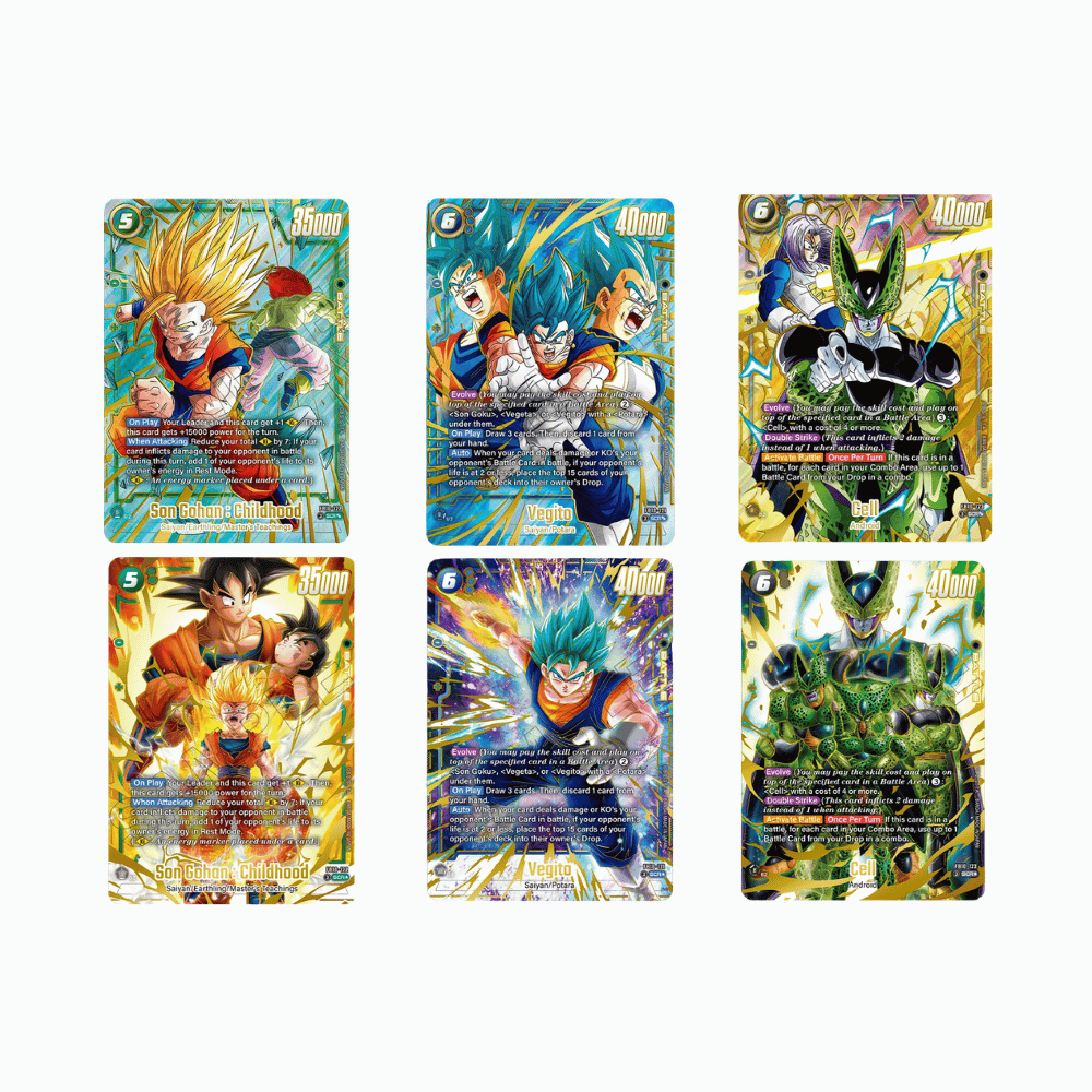 Dragon Ball Super Card Game Fusion World FB10 – CROSS FORCE Booster Display (Englisch)