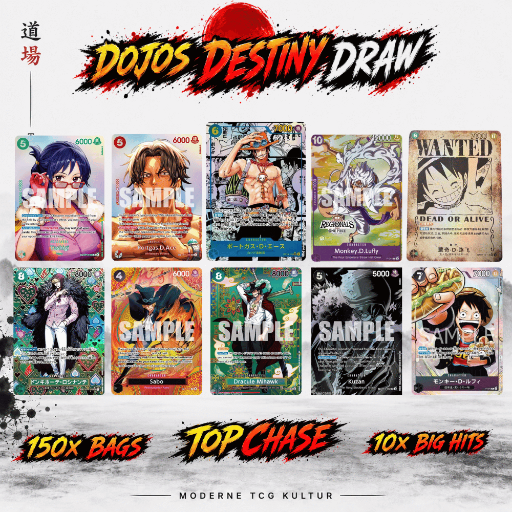 Dojos Destiny Draw - One Piece Cards Bags