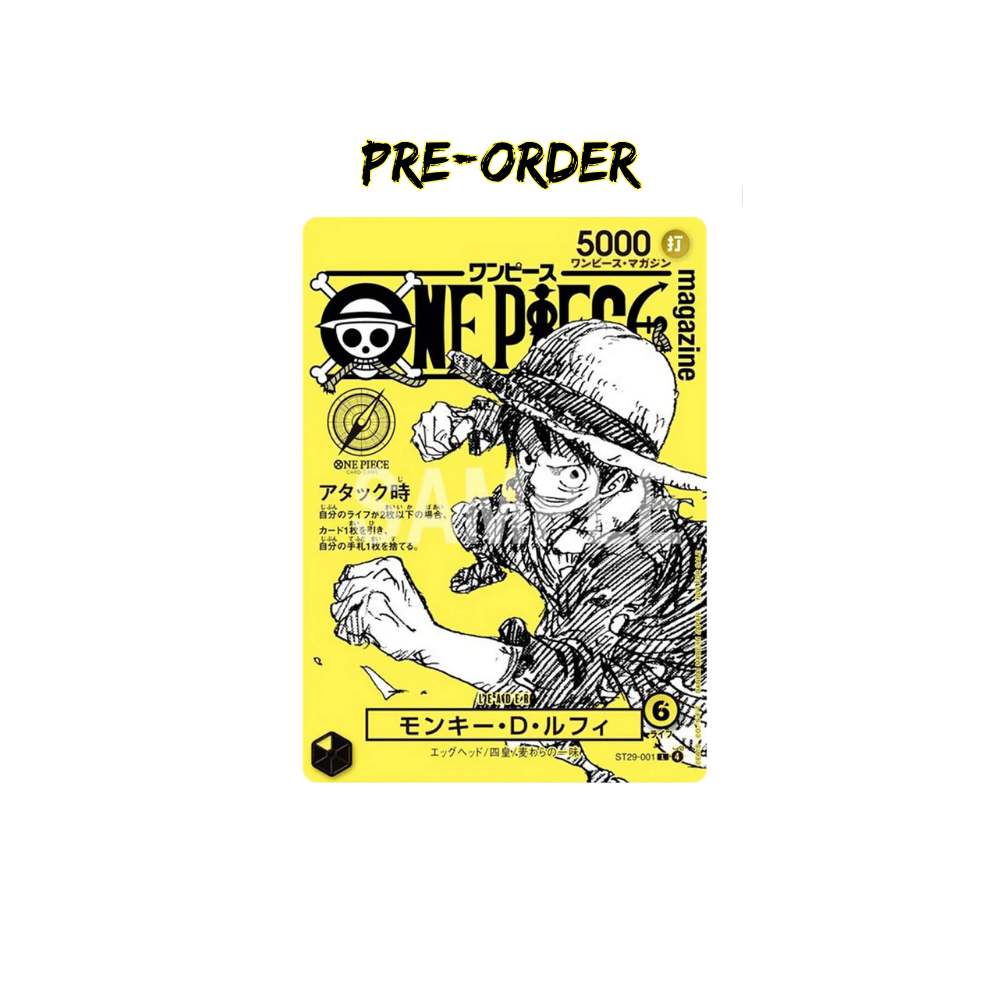 One Piece Magazine Vol. 21 Monkey D. Luffy ST29-001 Japanisch