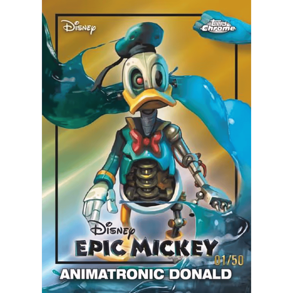 2026 Topps Disney Neon Value Box – 2 Diamante Parallels garantiert