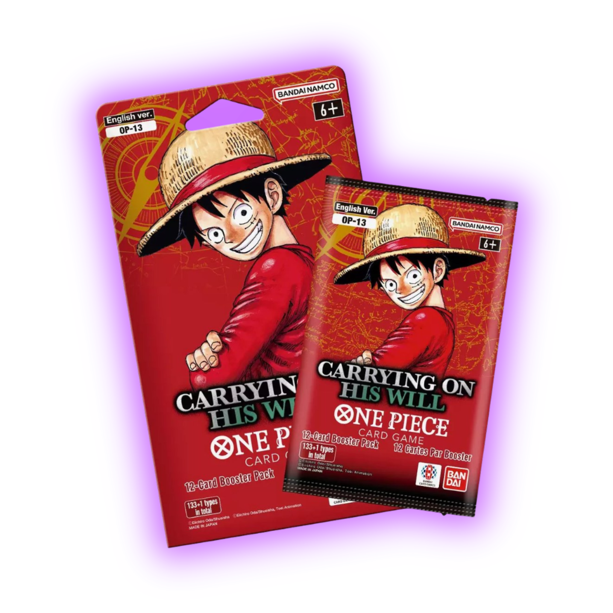 One Piece Card Game - Carrying on his Will - SLEEVED Booster [OP-13] - Englisch