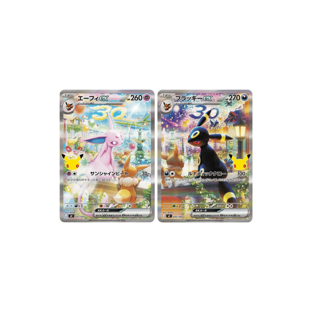 Pokemon - 30th Celebration - Premium Deck Set - Umbreon & Espeon [JP]