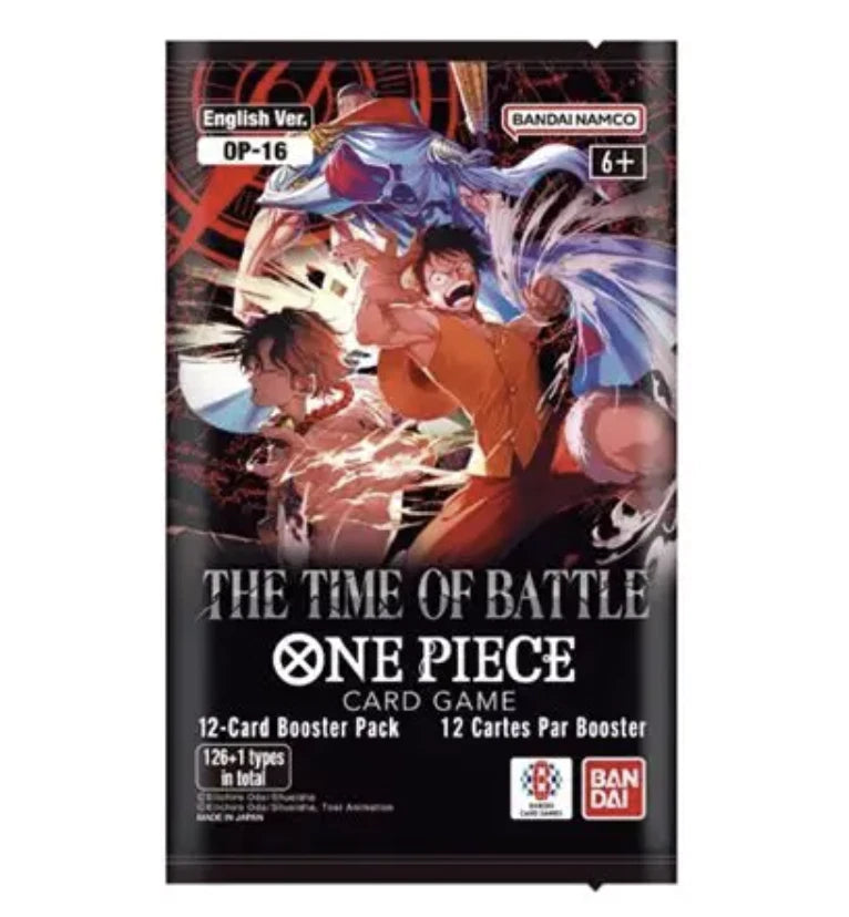 One Piece Card Game OP-16 The Time of Battle Booster Pack Sleeved Englisch