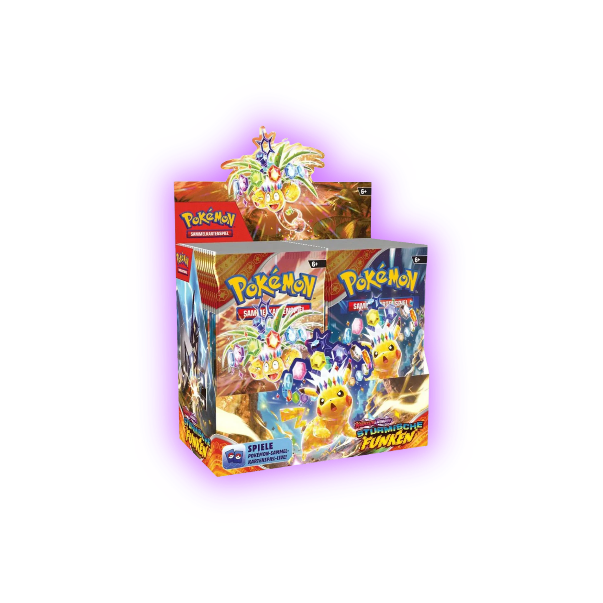 Pokemon Stürmische Funken Booster Display