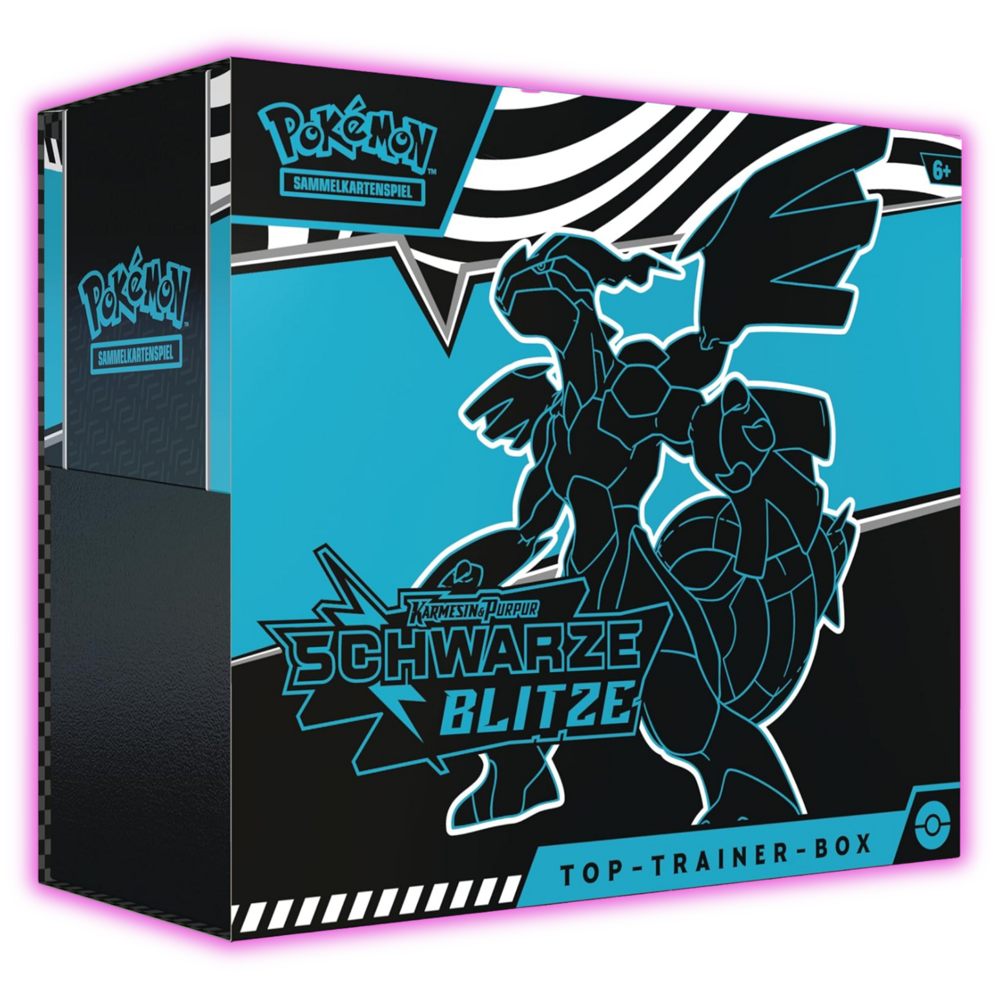 Pokémon Karten Karmesin & Purpur Schwarze Blitze Top-Trainer-Box - Deutsch