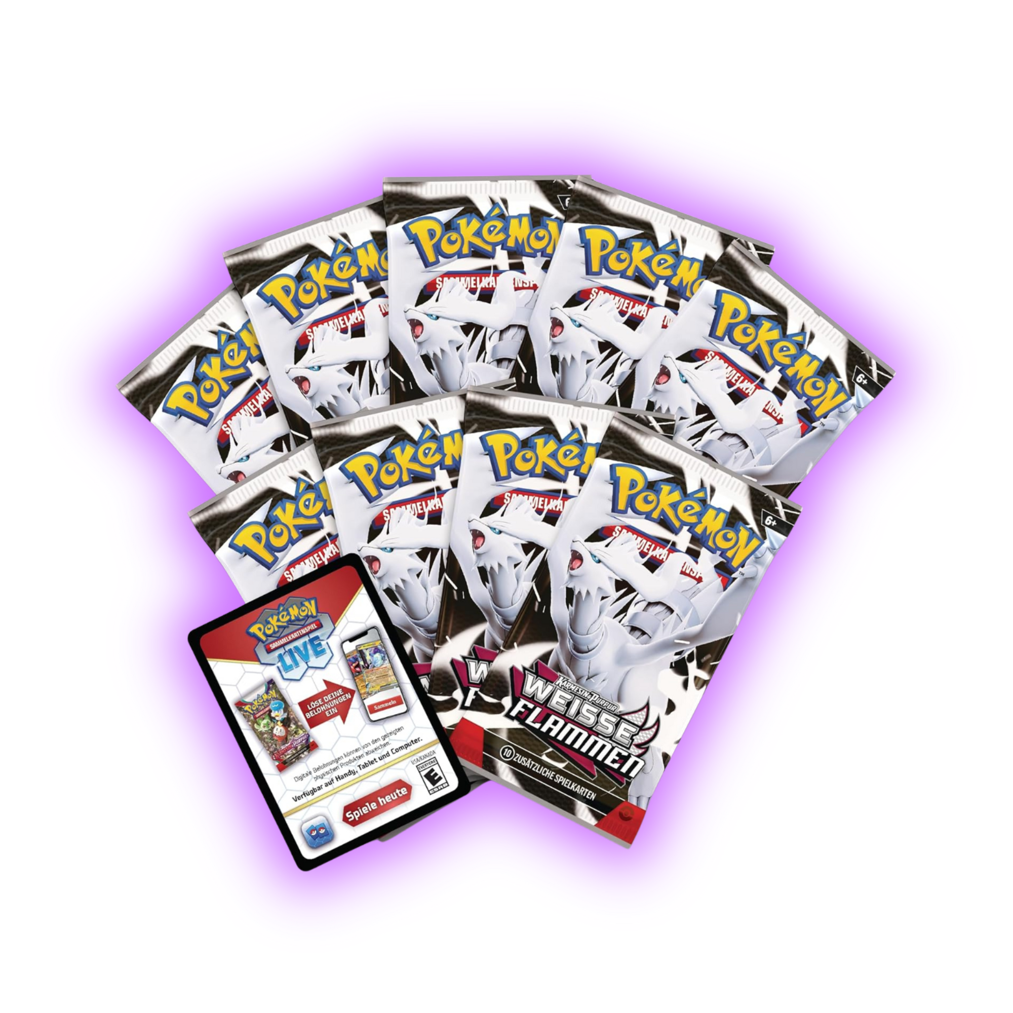 Pokemon Karten Karmesin & Purpur Weiße Flammen Booster – Deutsch